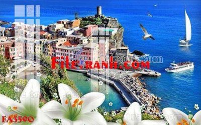 Download file gốc File gốc in bộ tranh decor treo tráng gương canvas FA3590 (in mica) trong suốt