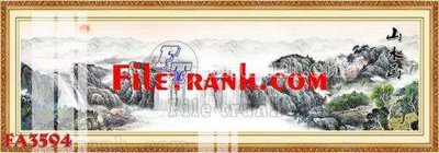 File gốc File gốc in bộ tranh decor treo tráng gương canvas FA3594 (in lụa) tranh phong thủy