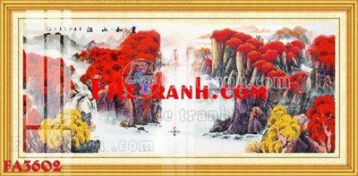 File tranh File gốc in bộ tranh decor treo tráng gương canvas FA3602 (file gốc) chuẩn màu in