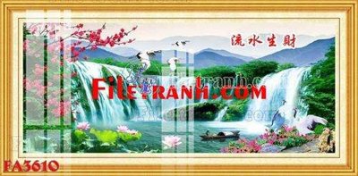 Ảnh gốc File gốc in bộ tranh decor treo tráng gương canvas FA3610 (siêu chi tiết) để in ấn