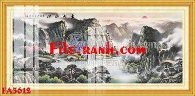 Ảnh gốc File gốc in bộ tranh decor treo tráng gương canvas FA3612 (độ nét cao) in mica