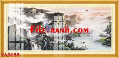 Tải về hình ảnh gốc File gốc in bộ tranh decor treo tráng gương canvas FA3622 sắc nét