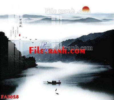 File tranh gốc File gốc in bộ tranh decor treo tráng gương canvas FA3628 (bản đẹp) độc quyền