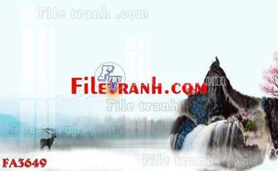 File in trần File gốc in bộ tranh decor treo tráng gương canvas FA3649 (file gốc) xuyên sáng
