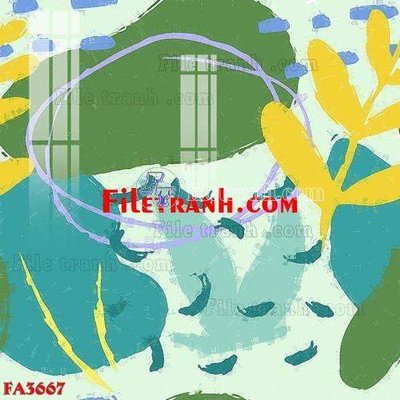 File tranh ảnh gốc File gốc in bộ tranh decor treo tráng gương canvas FA3667 dùng cho in khổ lớn