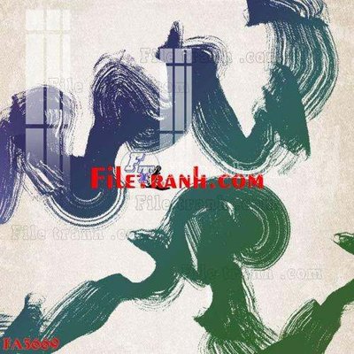 File in trần File gốc in bộ tranh decor treo tráng gương canvas FA3669 (bản gốc) mây trời