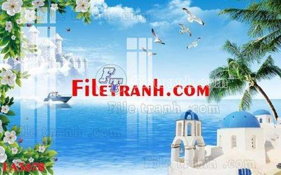 File tranh File gốc in bộ tranh decor treo tráng gương canvas FA3678 (gốc) chủ đề trẻ em