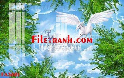 Mua file gốc File gốc in bộ tranh decor treo tráng gương canvas FA3681 (chất lượng) tại Filetranh.com