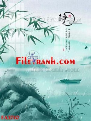 File gốc File gốc in bộ tranh decor treo tráng gương canvas FA3710 (in lụa) tranh phong thủy