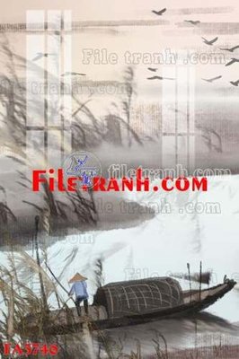 File tranh File gốc in bộ tranh decor treo tráng gương canvas FA3746 (bản gốc) trang trí văn phòng