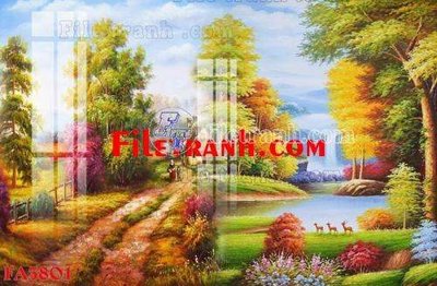 Tải file tranh File gốc in bộ tranh decor treo tráng gương canvas FA3801 (gốc) tại Filetranh.com