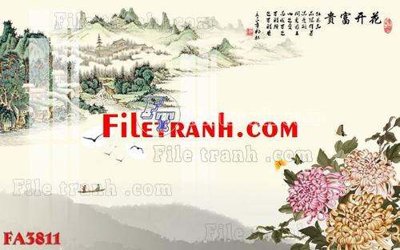 Download file gốc File gốc in bộ tranh decor treo tráng gương canvas FA3811 (in mica) 3D