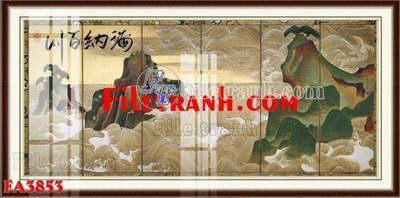 File in mica File gốc in bộ tranh decor treo tráng gương canvas FA3853 (bản gốc) sắc sảo
