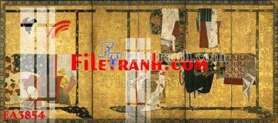 Tải file File gốc in bộ tranh decor treo tráng gương canvas FA3854 (ảnh gốc) file AI/EPS