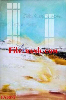 Tải file File gốc in bộ tranh decor treo tráng gương canvas FA3875 (gốc) chủ đề hoa sen