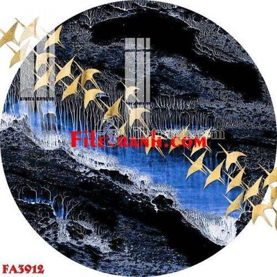 Chi tiết file gốc File gốc in bộ tranh decor treo tráng gương canvas FA3912 (cho in tráng gương)