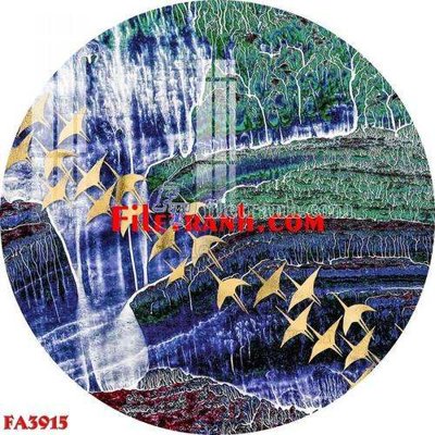 Tải file File gốc in bộ tranh decor treo tráng gương canvas FA3915 (gốc) làm tranh trang trí