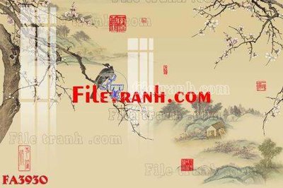 File gốc File gốc in bộ tranh decor treo tráng gương canvas FA3930 (in ấn) màu sắc trung thực