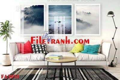 File gốc File gốc in bộ tranh decor treo tráng gương canvas FA3935 (in ấn) màu sắc trung thực