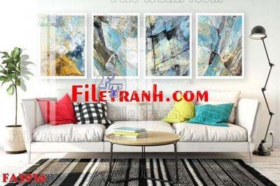 File PSD File gốc in bộ tranh decor treo tráng gương canvas FA3936 (bản gốc) đã tách nền