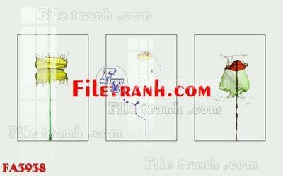 File gốc File gốc in bộ tranh decor treo tráng gương canvas FA3938 (cho in ấn) từ kho Filetranh