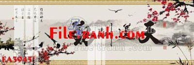 File in mica File gốc in bộ tranh decor treo tráng gương canvas FA3945 (bản gốc) siêu trong