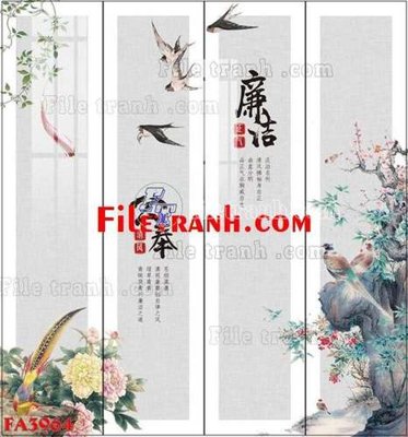 Download file File gốc in bộ tranh decor treo tráng gương canvas FA3964 (gốc) in mica cao cấp