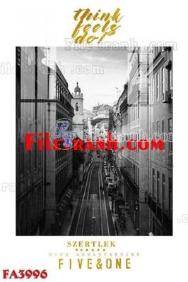 File gốc File gốc in bộ tranh decor treo tráng gương canvas FA3996 (phong cách) tối giản