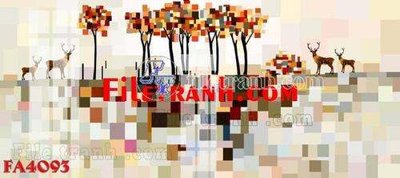 Tệp tin gốc File gốc in bộ tranh decor treo tráng gương canvas FA4093 (dùng cho in) File gốc in bộ tranh decor treo tráng gương canvas FA4093