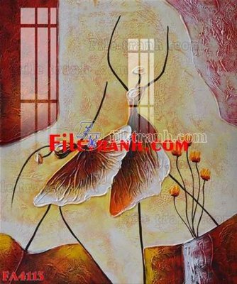 Download file gốc File gốc in bộ tranh decor treo tráng gương canvas FA4113 (in mica) 3D