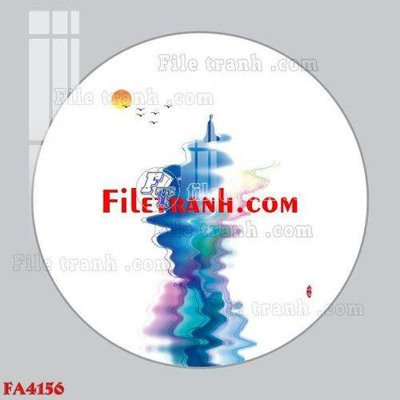 File tranh in mica File gốc in bộ tranh decor treo tráng gương canvas FA4156 (độ phân giải cao)