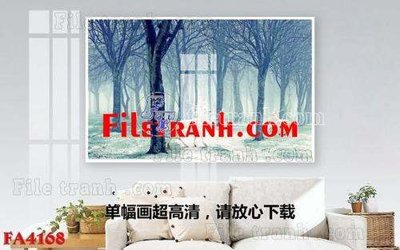 File gốc File gốc in bộ tranh decor treo tráng gương canvas FA4168 (in lụa) cao cấp