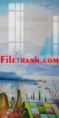 File in ấn cao cấp File gốc in bộ tranh decor treo tráng gương canvas FA4176 (file gốc)