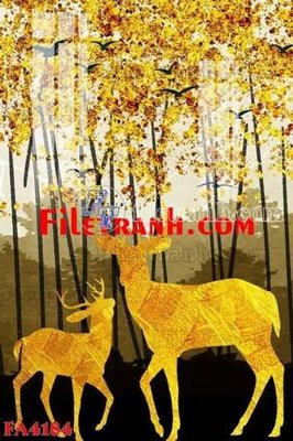 Tải file PSD File gốc in bộ tranh decor treo tráng gương canvas FA4184 (nguyên layer) để in