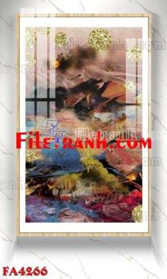 File gốc File gốc in bộ tranh decor treo tráng gương canvas FA4266 (dành cho trang trí nội thất)