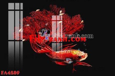 File in trần File gốc in bộ tranh decor treo tráng gương canvas FA4289 (file gốc) phong thủy