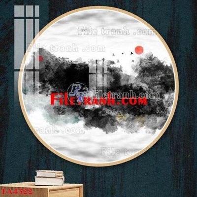 Hình ảnh gốc File gốc in bộ tranh decor treo tráng gương canvas FA4322 (để in khổ lớn)