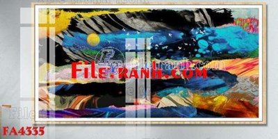 File tranh File gốc in bộ tranh decor treo tráng gương canvas FA4335 (ảnh gốc) in trần xuyên sáng
