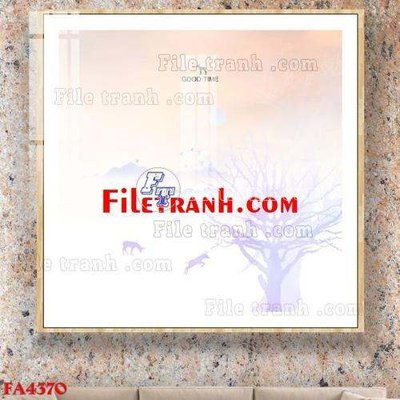 Tải file gốc in lụa File gốc in bộ tranh decor treo tráng gương canvas FA4370 siêu nét
