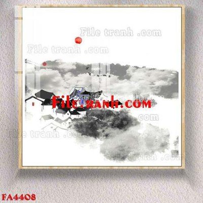 Ảnh gốc File gốc in bộ tranh decor treo tráng gương canvas FA4408 (siêu chi tiết) để in ấn