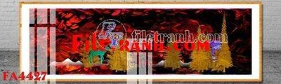 Tải file File gốc in bộ tranh decor treo tráng gương canvas FA4427 (gốc) làm file in ấn