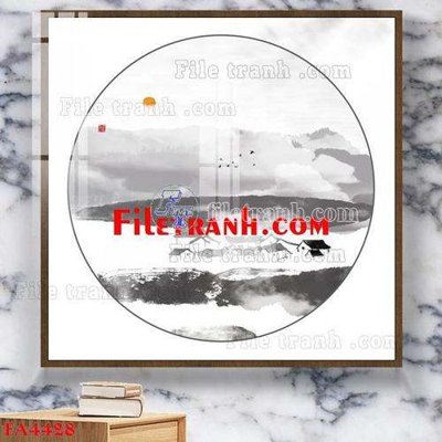 File in trần File gốc in bộ tranh decor treo tráng gương canvas FA4428 (bản gốc) trời sao