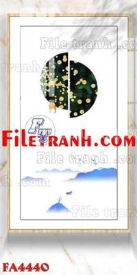 File gốc File gốc in bộ tranh decor treo tráng gương canvas FA4440 (in tráng gương) sang trọng