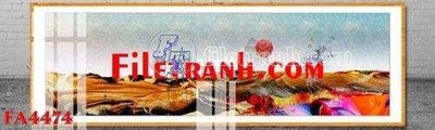 File ảnh File gốc in bộ tranh decor treo tráng gương canvas FA4474 (gốc) in PP, decal