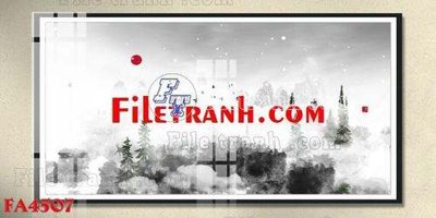 File tranh File gốc in bộ tranh decor treo tráng gương canvas FA4507 (gốc) chủ đề động vật