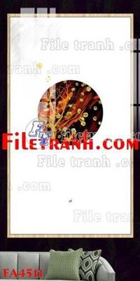 File ảnh File gốc in bộ tranh decor treo tráng gương canvas FA4511 (gốc) cho trang trí nhà hàng
