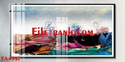 File gốc File gốc in bộ tranh decor treo tráng gương canvas FA4547 (in tráng gương) ốp tường