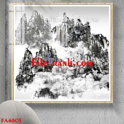 Download file tranh PSD File gốc in bộ tranh decor treo tráng gương canvas FA4605 để chỉnh sửa