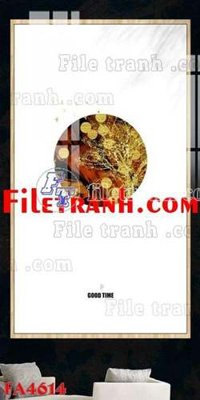 Download file File gốc in bộ tranh decor treo tráng gương canvas FA4614 (gốc) cho xưởng in