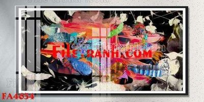 File gốc File gốc in bộ tranh decor treo tráng gương canvas FA4634 (dành cho quảng cáo)